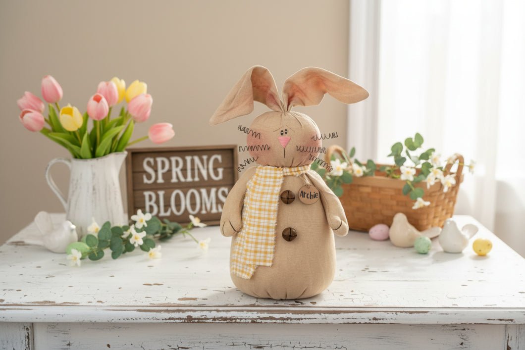 Primitive Easter Honey and Me Archie the Bunny - The Primitive Pineapple Collection