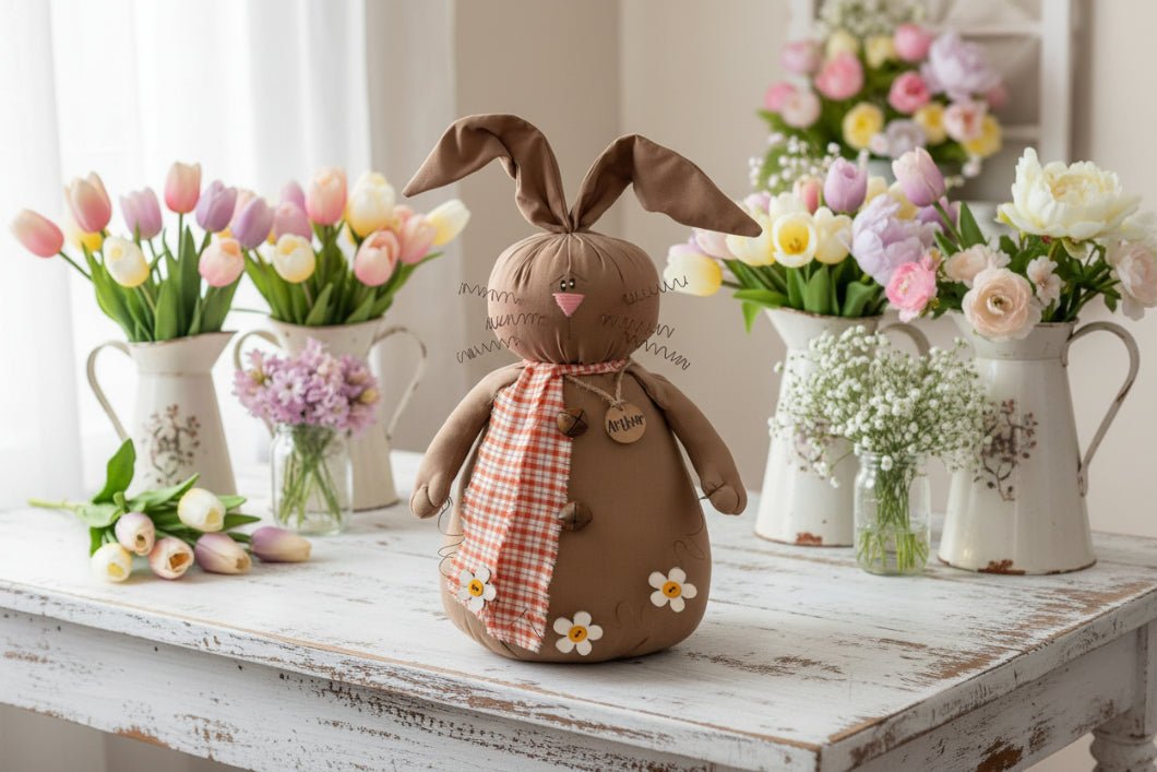 Primitive Easter Honey and Me Arthur the Bunny - The Primitive Pineapple Collection