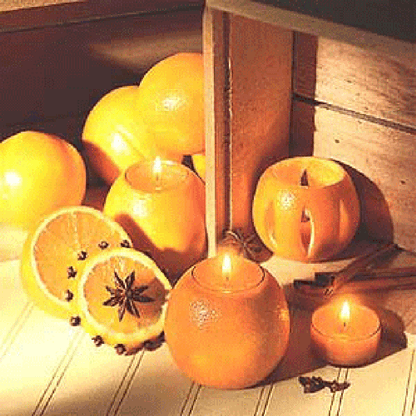 Handcrafted USA Farmhouse Colonial Orange Clove Potpourri - The Primitive Pineapple Collection