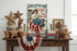 Betsy Ross American Flag Metal Sign Primitive Patriotic Wall Decor 12" x 8" - The Primitive Pineapple Collection