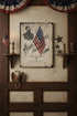 Stars and Stripes Forever Metal Sign - 12x8 Primitive Americana Decor - The Primitive Pineapple Collection