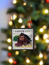 Primitive Farmhouse Handcrafted Americana Old Barn w/ Flag Ornament - The Primitive Pineapple Collection