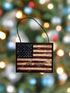 Primitive Farmhouse Handcrafted Americana Old Glory Flag Ornament - The Primitive Pineapple Collection