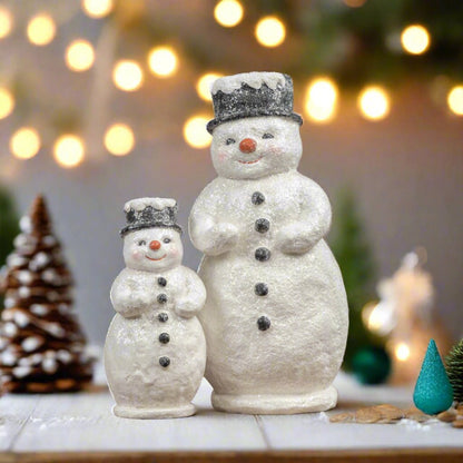 Primitive Ragon House Christmas 8&quot; Red Nose Snowman - The Primitive Pineapple Collection