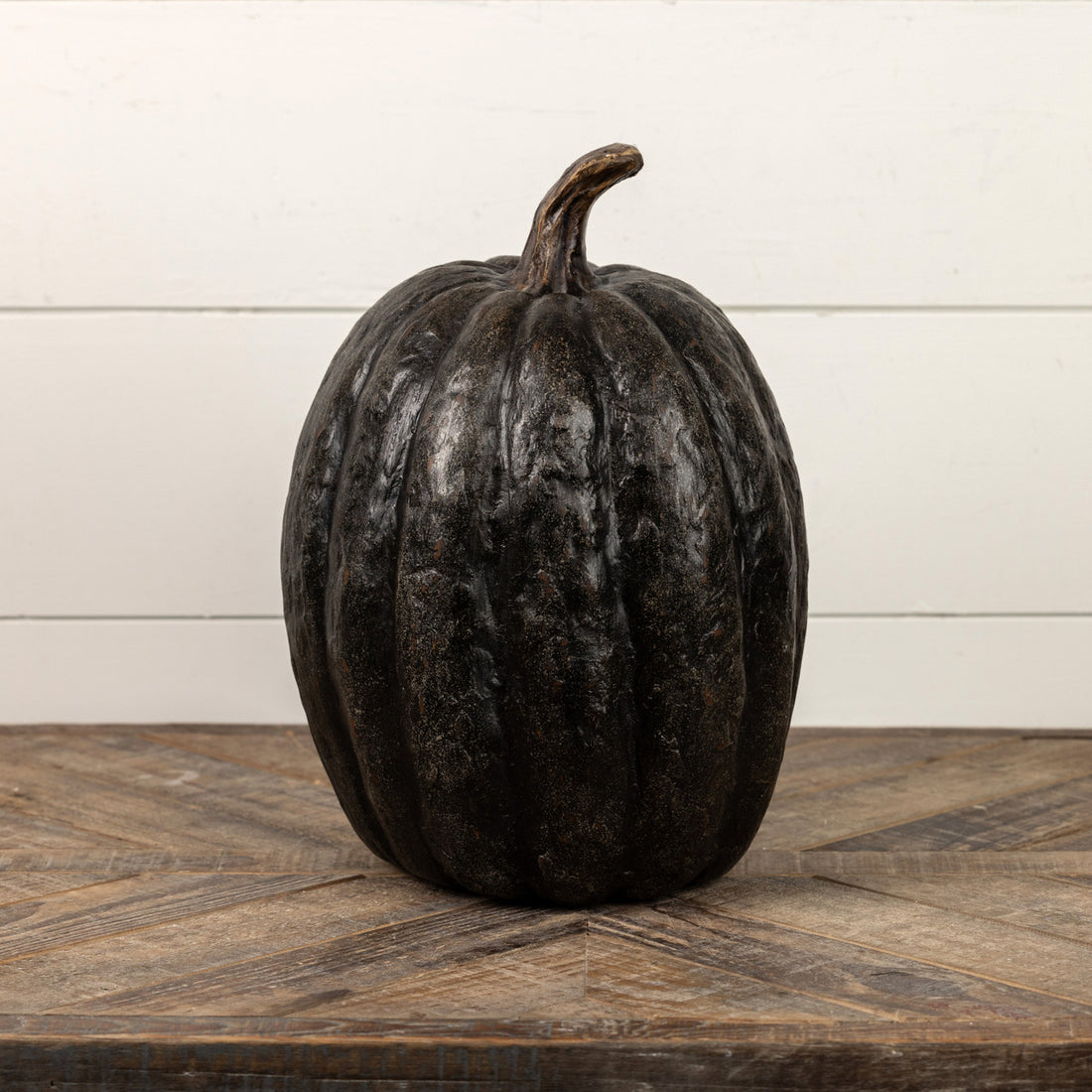 Ragon House Halloween Fall 14” Tall Black Pumpkin