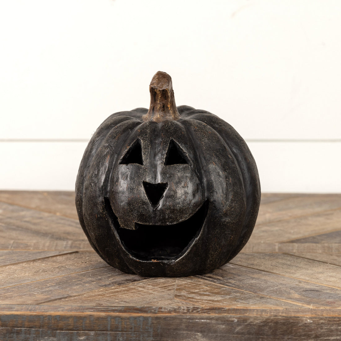 Ragon House Life Size 8&quot; Black Big Mouth Pumpkin Jack O Lantern Halloween