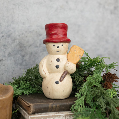 Ragon House Christmas 7&quot;Red Hat Snowman with Broom