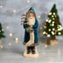 Ragon House Christmas 12" Deep Ocean Velvet Belsnickle Santa w/ Tinsel Tree - The Primitive Pineapple Collection