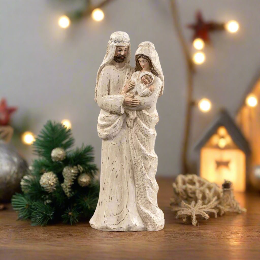 Primitive Ragon House Christmas 18&quot; Holy Family Figurine - The Primitive Pineapple Collection