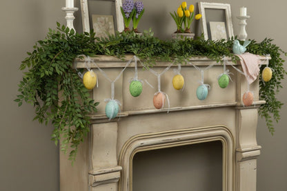 Primitive Spring 6 FT Ragon House Easter Egg Garland - The Primitive Pineapple Collection