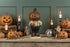 Ragon House Halloween Vintage Look 14" Pumpkin Kid w/ Candy Corn Figurine - The Primitive Pineapple Collection