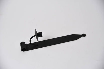 Primitive Handcrafted USA Rustic Black Iron Wall Sconce - The Primitive Pineapple Collection