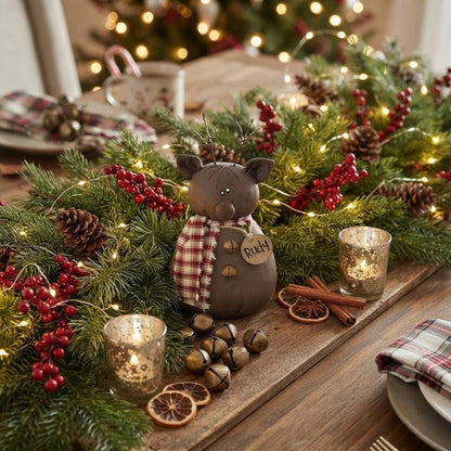 Honey and Me Christmas Rudy the Baby Reindeer 6.34" - The Primitive Pineapple Collection