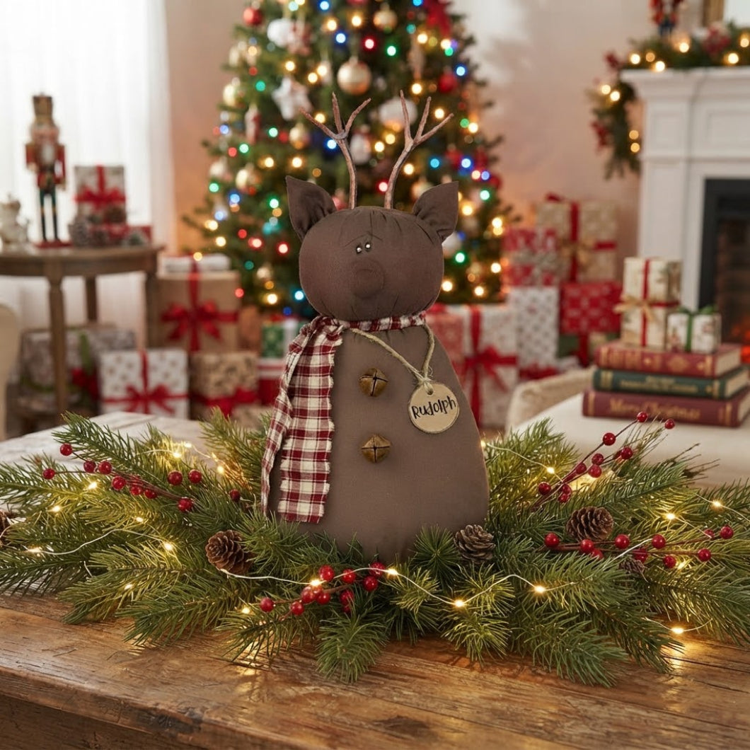 Honey and Me Christmas Rudolph the Reindeer 10"