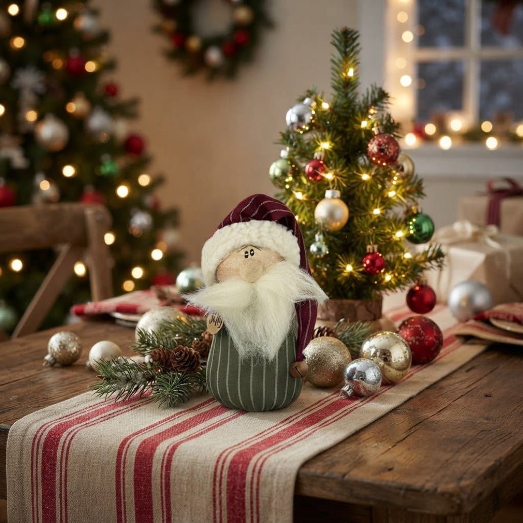 Honey and Me Christmas Jolly the Baby Santa 6 1/2" - The Primitive Pineapple Collection