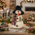 Honey and Me Bennie the Snowman 11" Primitive Christmas Shelf Sitter - The Primitive Pineapple Collection