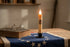 Primitive Handcrafted USA 250 Anniversary Flag LED Timer Taper Candle - The Primitive Pineapple Collection