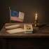 American Flag - Bald Eagle White Soapstone Decorative Box - The Primitive Pineapple Collection