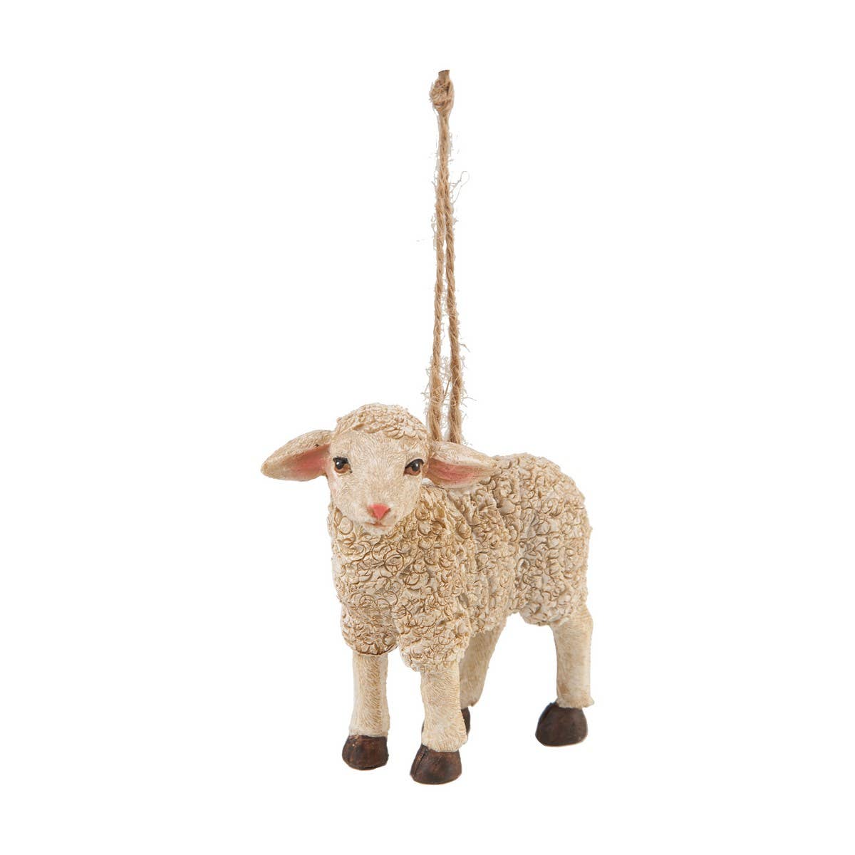 Primitive Farmhouse Easter/Spring Little Lamb Ornament 3.5&quot;