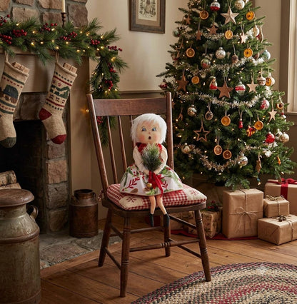 Christmas Joe Spencer Crystal Winter Gathered Traditions Art Doll