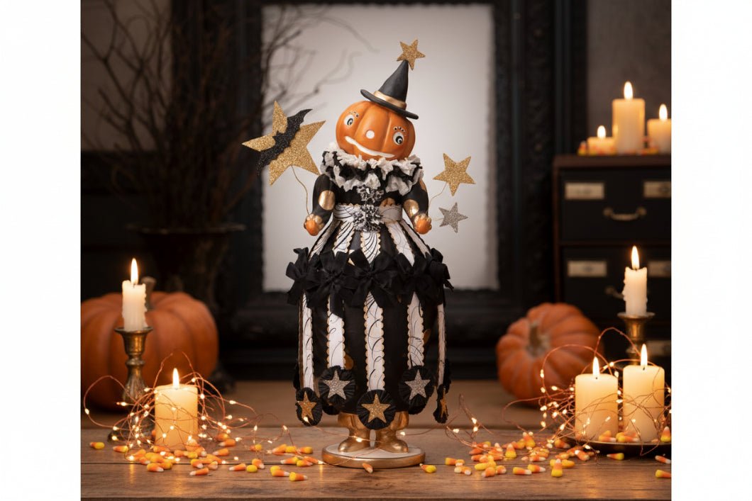 Bethany Lowe Halloween 16" Miss Fancy Pants Jackie DH5052 - The Primitive Pineapple Collection