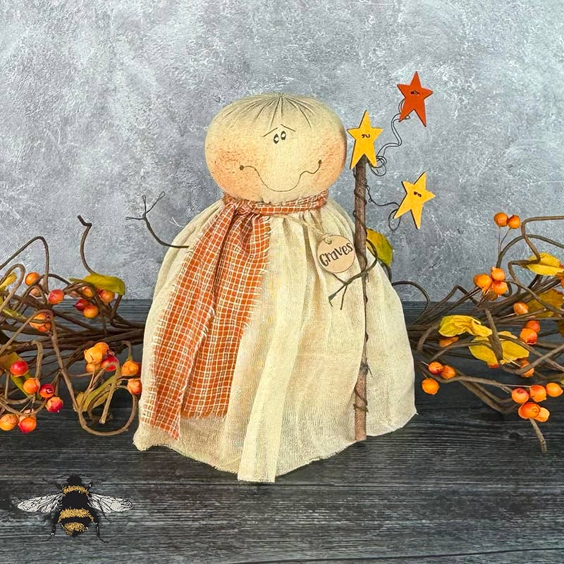 Honey and Me Halloween Graves the Ghost - The Primitive Pineapple Collection