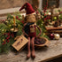 Elf in the Cupboard w/ Story Book 23" Handcrafted Folk Art Doll - The Primitive Pineapple Collection