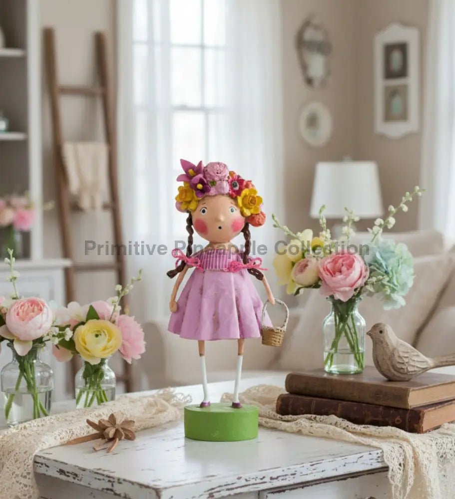 Esc and Company Easter Lori Mitchell Spring Blossom 18007 - The Primitive Pineapple Collection