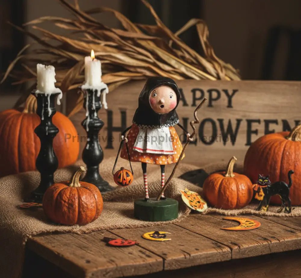 ESC Halloween Baba Yaga Lori Mitchell 17278 - The Primitive Pineapple Collection