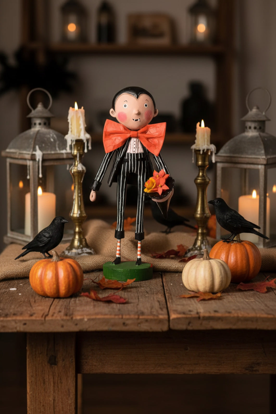 ESC Halloween Date night Dracula Lori Mitchell 16714 - The Primitive Pineapple Collection
