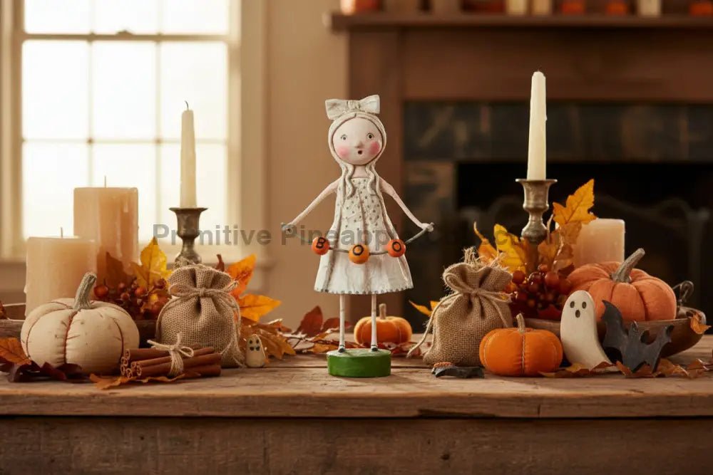 ESC Halloween Ghoulie Girl Lori Mitchell 16717 - The Primitive Pineapple Collection