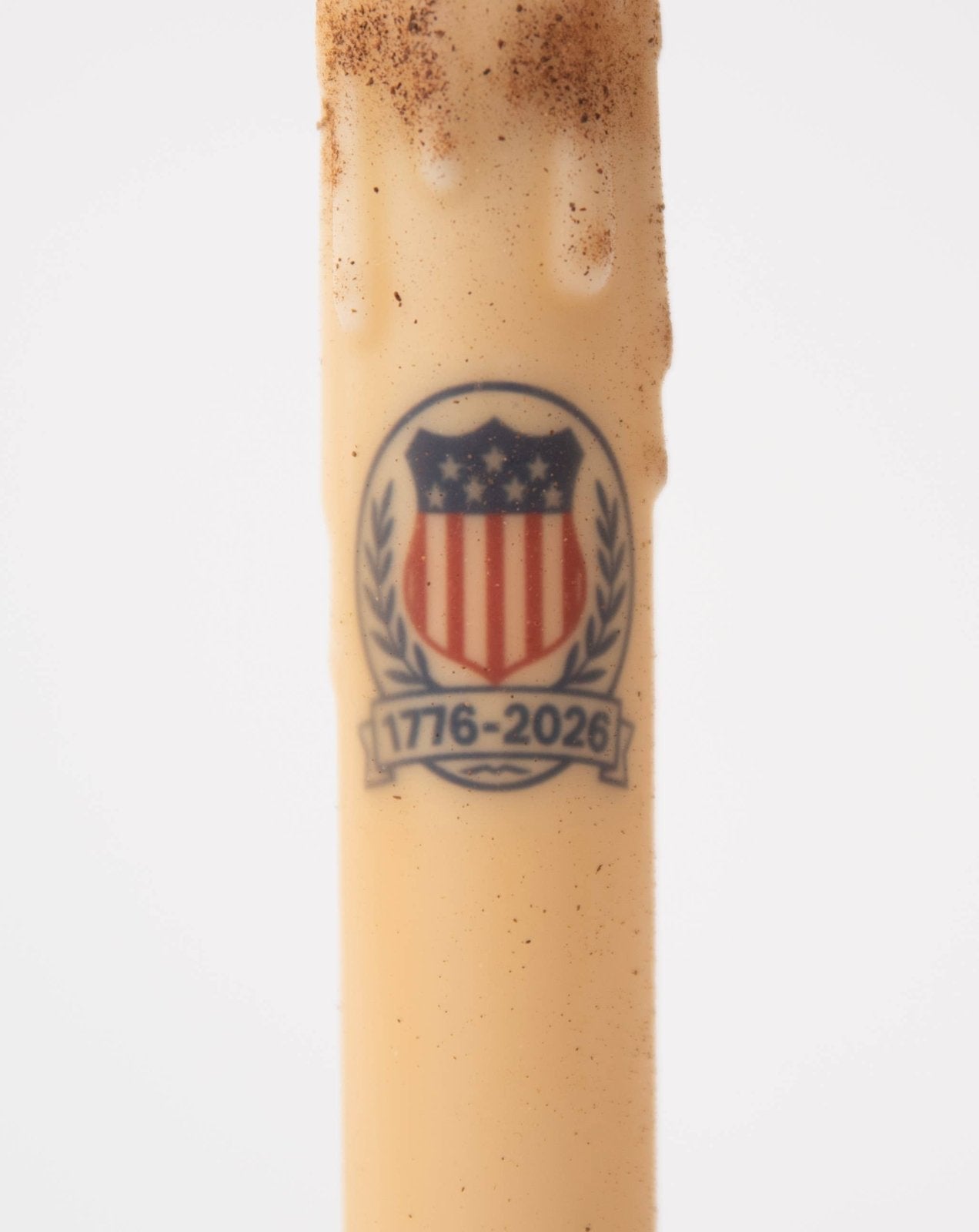Primitive Handcrafted USA 250 Anniversary Flag LED Timer Taper Candle - The Primitive Pineapple Collection