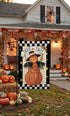 Halloween Farmhouse Jack-O-Lantern Witch Decor Flag - The Primitive Pineapple Collection