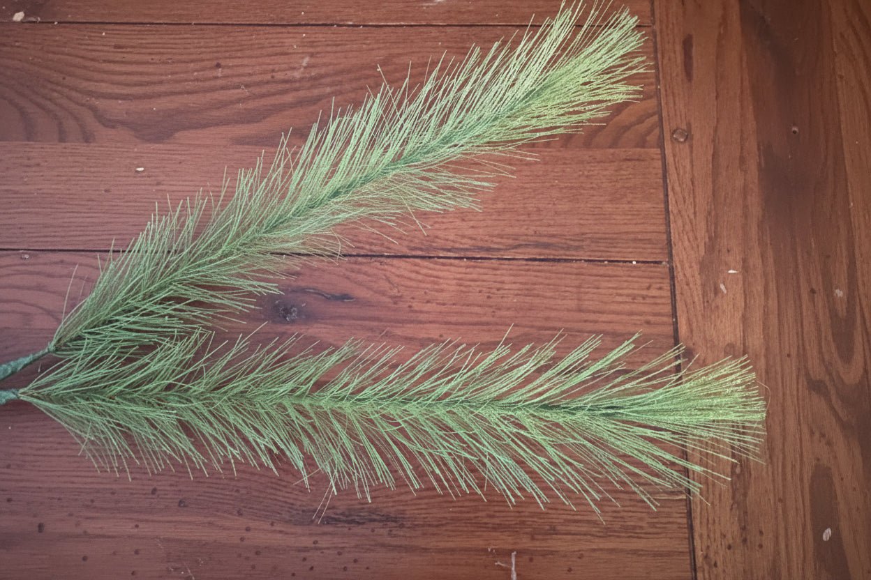 Primitive Farmhouse 36" Emerald Green Feather Tree - The Primitive Pineapple Collection