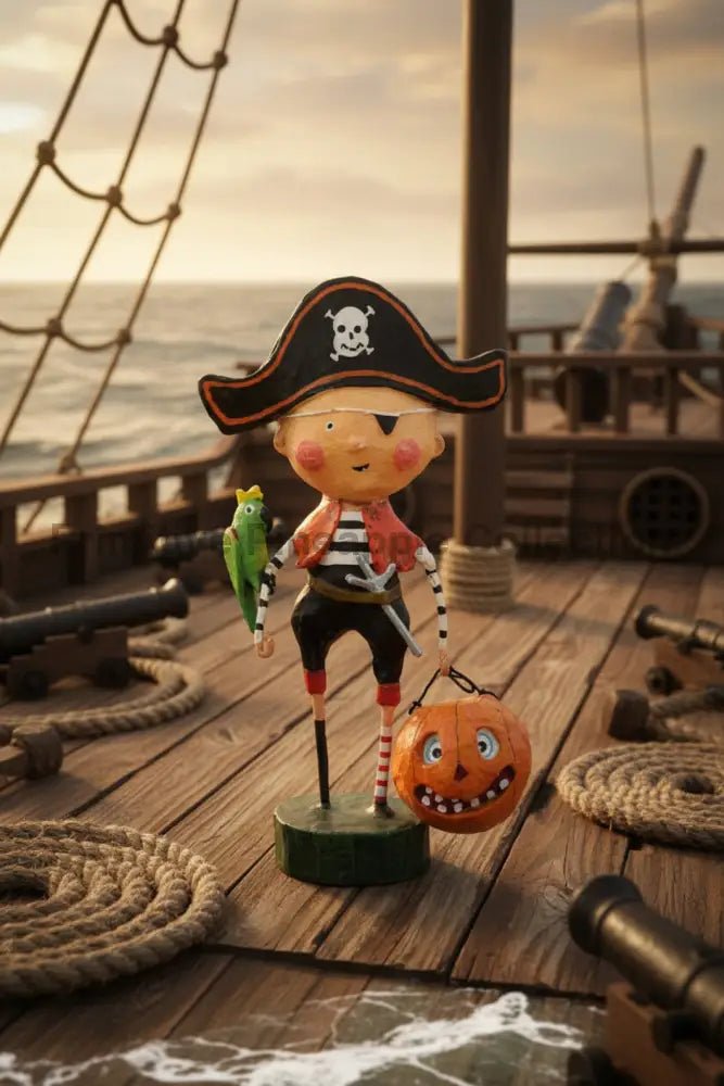 Halloween Folk Art Esc and Company Captain Kidd Lori Mitchell 87541 - The Primitive Pineapple Collection