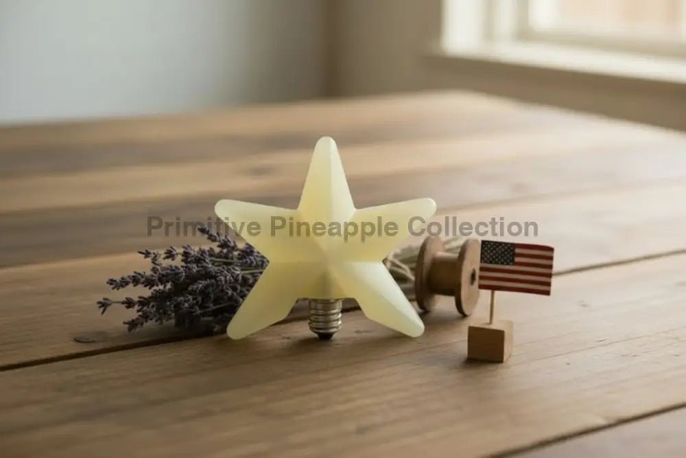 Handcrafted Americana Warm Star Bulb Silicone Light Bulb | Vickie Jean&