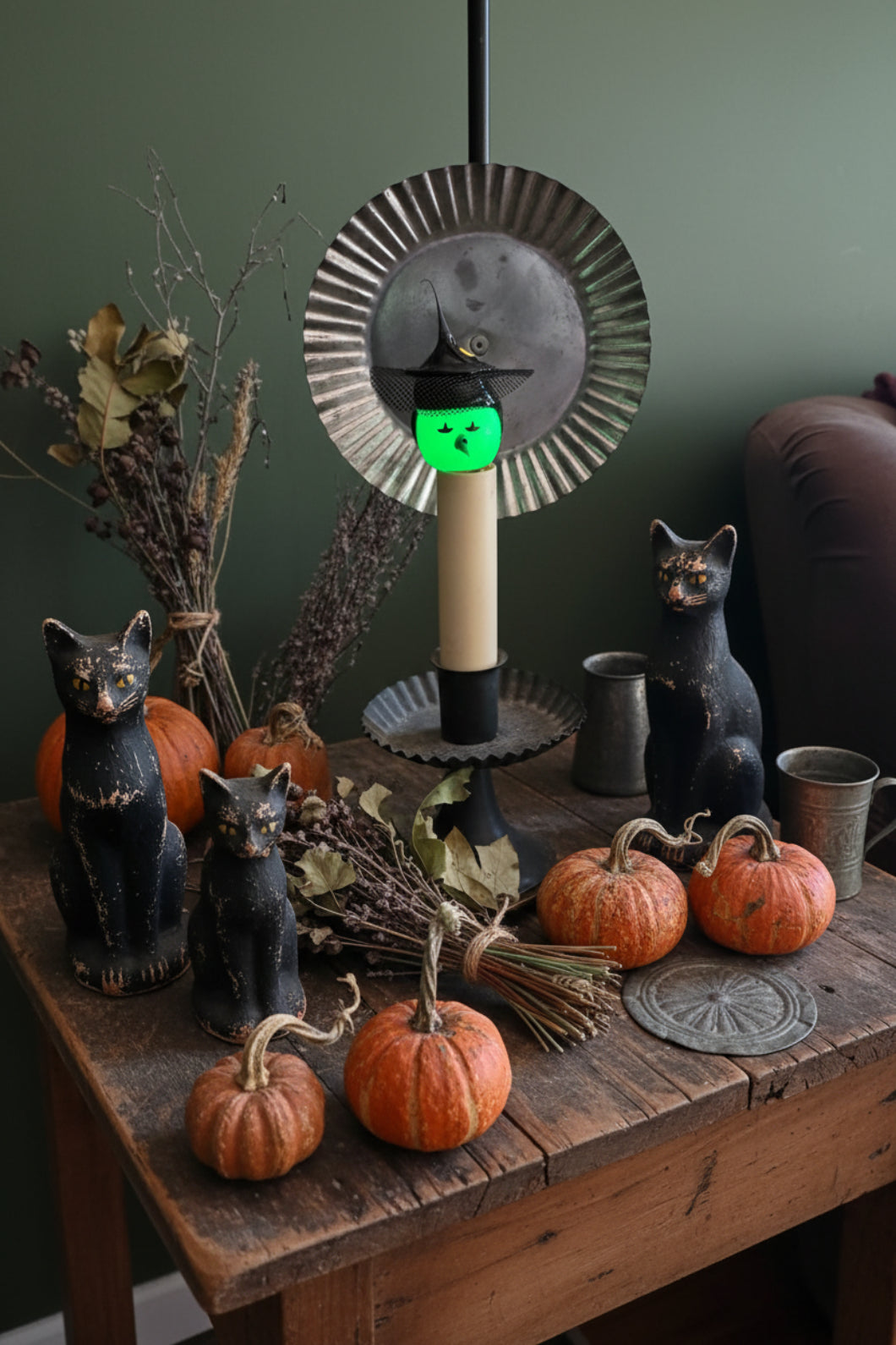 Vickie Jean Witch Silicone Light Bulb – Halloween Candelabra 4-Watt Replaceable Bulb