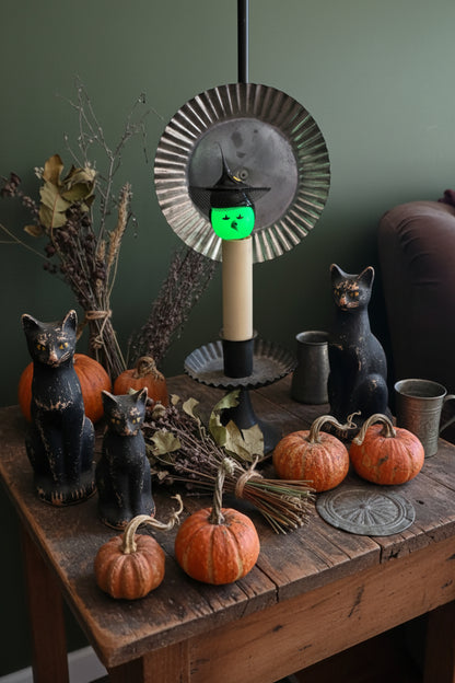 Vickie Jean Witch Silicone Light Bulb – Halloween Candelabra 4-Watt Replaceable Bulb