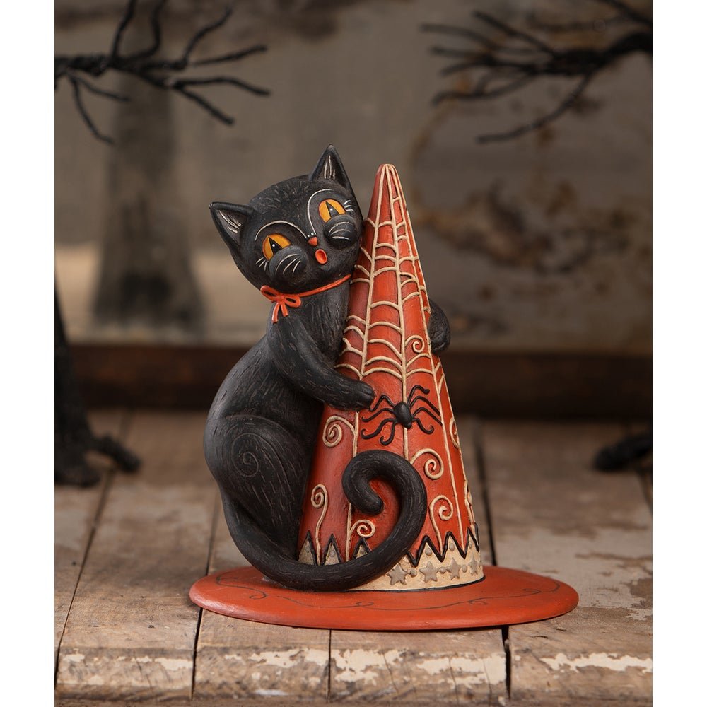 Bethany Lowe Halloween Hugga - Hat Jack Cat Johanna Parker JP4025 - The Primitive Pineapple Collection