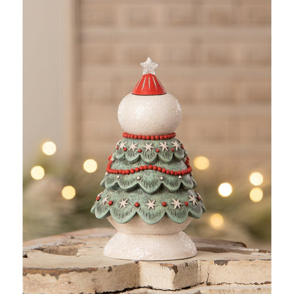 Bethany Lowe Christmas Johanna Parker Frosty Treena Jolly Jar JP4033 - The Primitive Pineapple Collection