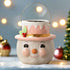 Bethany Lowe Christmas Large Pastel Holly Hat Snowman Bucket KA4114 - The Primitive Pineapple Collection
