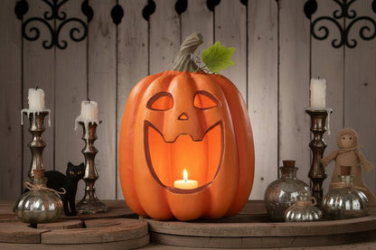Bethany Lowe Halloween 15.75" Big Mouth Jack O&