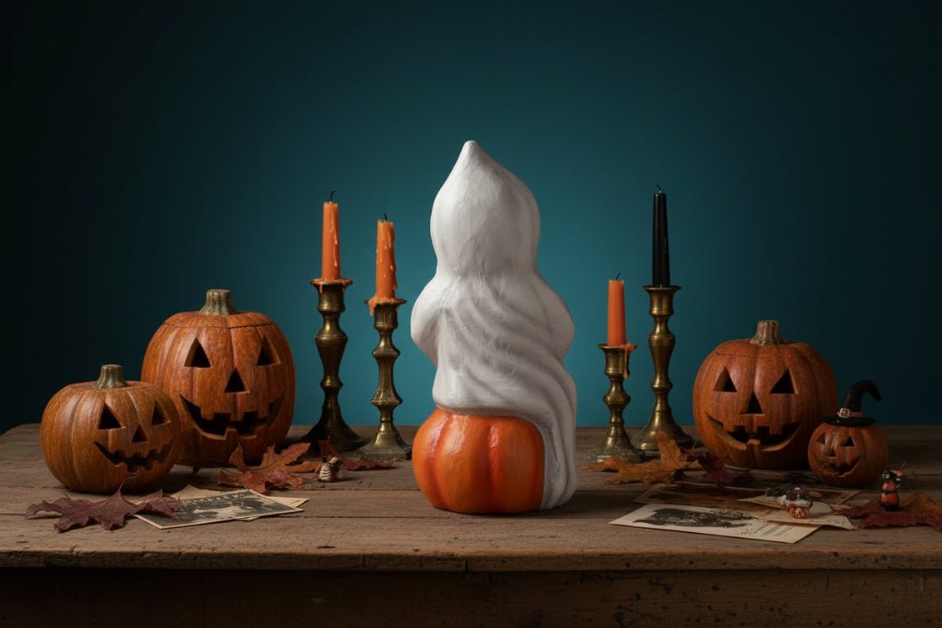 Bethany Lowe Halloween 19" Boo Ghostie and Jack KA5116 - The Primitive Pineapple Collection