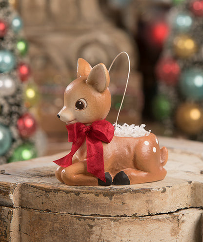 Bethany Lowe Lil Reindeer Bucket Container TL9424