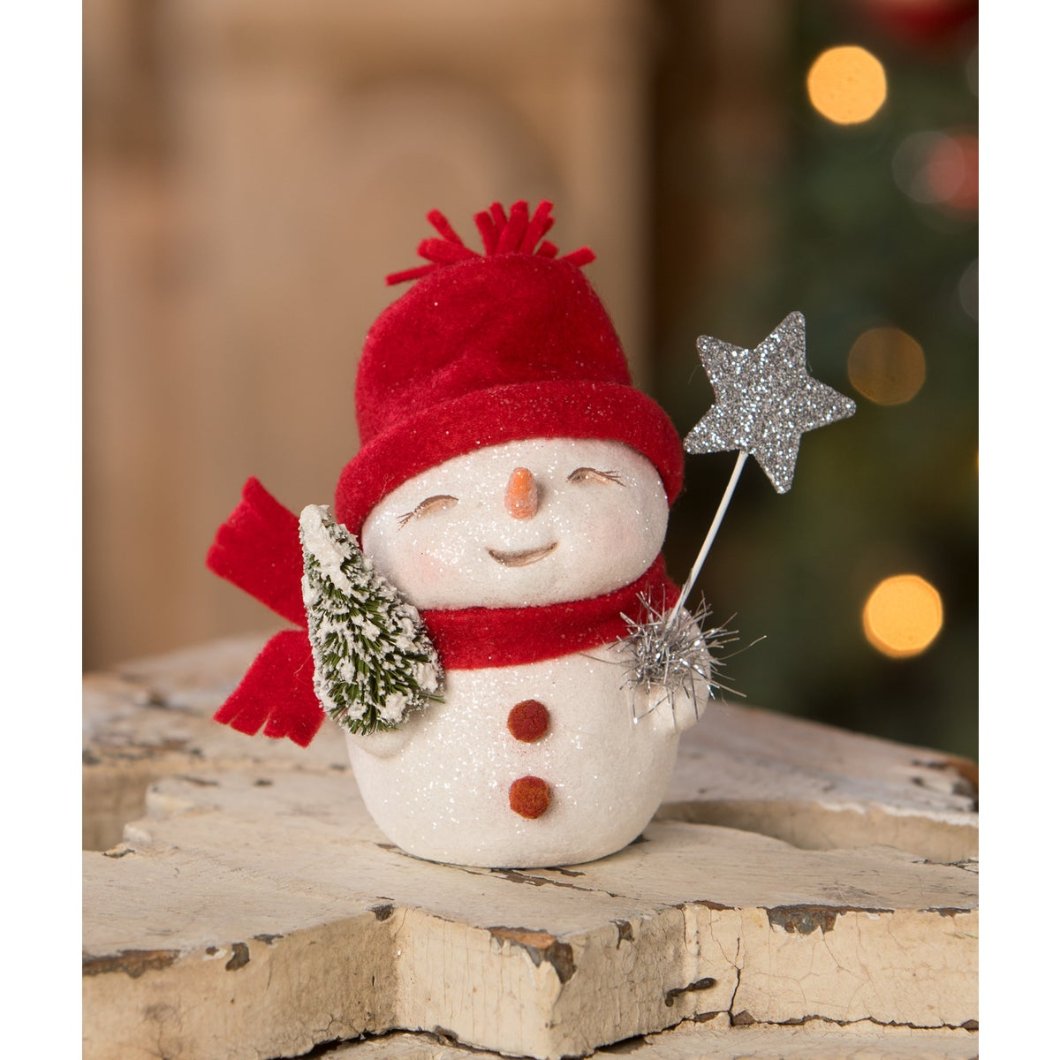 Bethany Lowe Christmas Shining Star Snowgirl MA3082