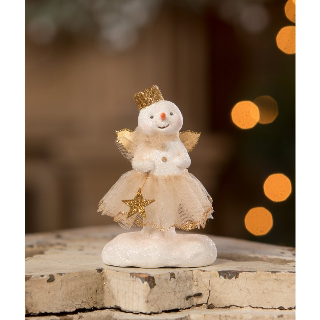 Bethany Lowe Christmas Snow Angel Holding Star MA3087