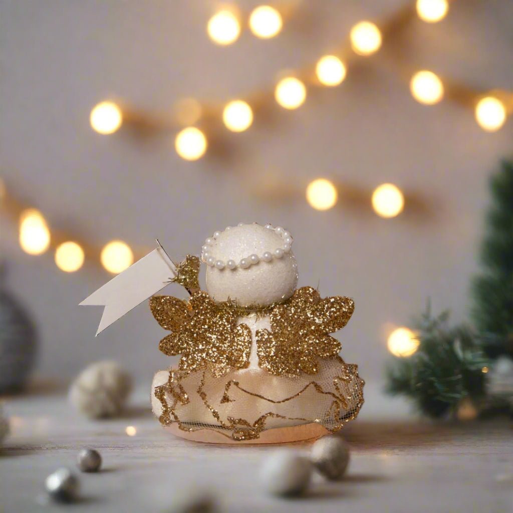 Bethany Lowe Christmas Michelle Allen Wish Upon a Star Snow Angel MA4080 - The Primitive Pineapple Collection