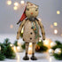 Primitive Christmas 10.25" Recycled Metal Snow Woman Anna Figurine - The Primitive Pineapple Collection