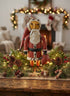 Primitive Christmas 10.75" Recycled Metal Santa Claus Figurine - The Primitive Pineapple Collection