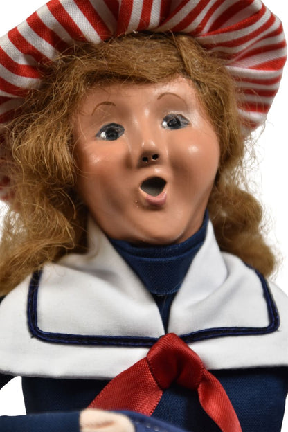 Byers Choice 250 Year Collectable Patriotic Lady Liberty Caroler 5261 - The Primitive Pineapple Collection